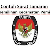 Contoh Surat Lamaran Panitia Pemilihan Kecamatan (PPK) Pemilu 2024